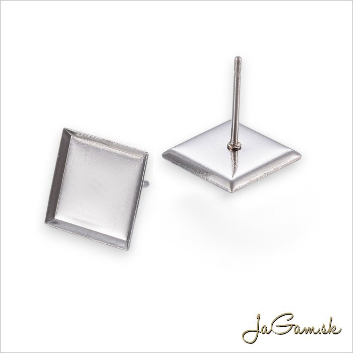 Puzeta s lôžkom  CHIRURGICKÁ OCEĽ 10x10mm, 2 ks (CH1890)